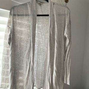 Gauzy gray sweater
